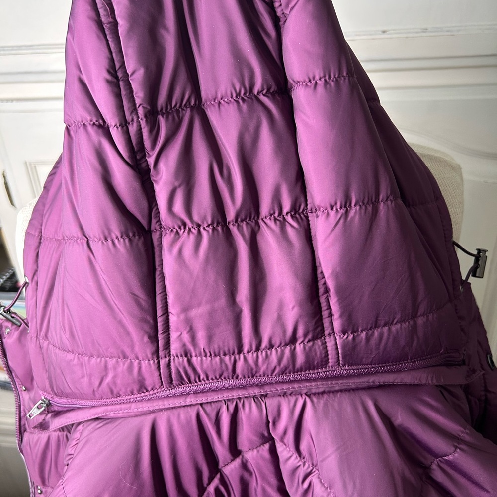 St. John's Bay Women's Plum Puffer Jacket - Picture 10 of 13